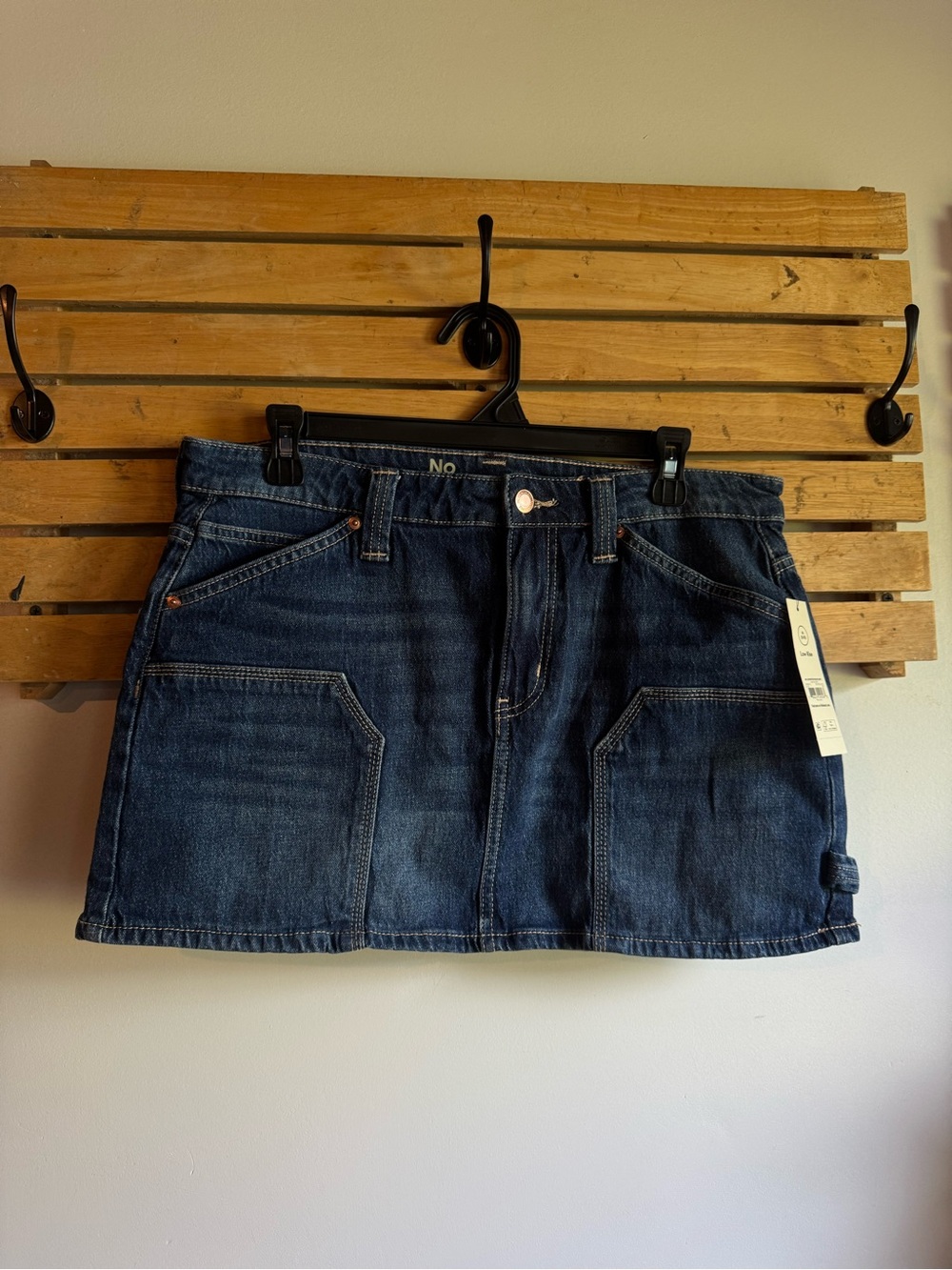 NWT No Boundaries Dark Blue Denim Mini Skirt - XL - Picture 2 of 9